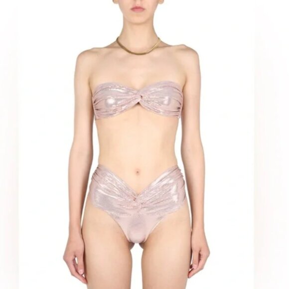 LA REVECHE AMELIE BIKINI SET WITH DRAPING - Size S - Picture 1 of 2